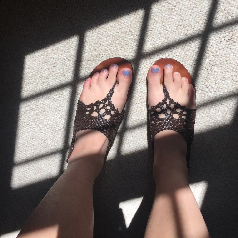 Woven sandals